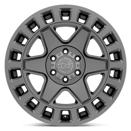 Black Rhino Hard Alloys | YORK | 17.0x8.00 | 6X130 | 52 | MATTE GUNMETAL